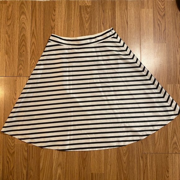 The Limited Skirts The Limited Black White Stripes Skirt Poshmark